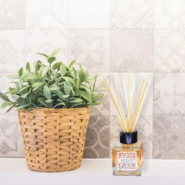 AREON 1 Unidad de Aromatizante para Hogar y Baño de 50 Ml, Varitas Difusor de Varillas Elegante y Fresco para Cuarto Sala Ideal para Crear un Ambiente Acogedor y Relajante (1 Pieza, French Garden)