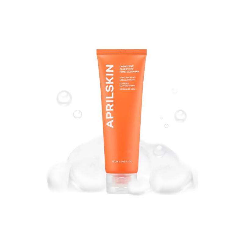 APRILSKIN - Carrotene Limpiador de espuma clarificante | Piel grasosa,