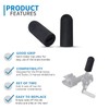 AlveyTech Black Rubber Tips for 1/2" Flat Slot Levers on