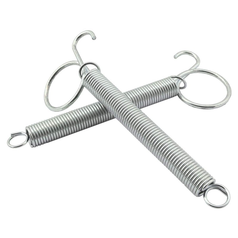 ZRM&E 2pcs 115mm Multifunctional Cage Door Spring Hook Metal Finger