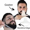 YYMEIDS Beard Shaping Styling Template Transparent Beard Guide Shaper Tool