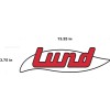Lund 1960's, 1970's Lund Boat Decal, Vintage, Classic Boat, Sticker,