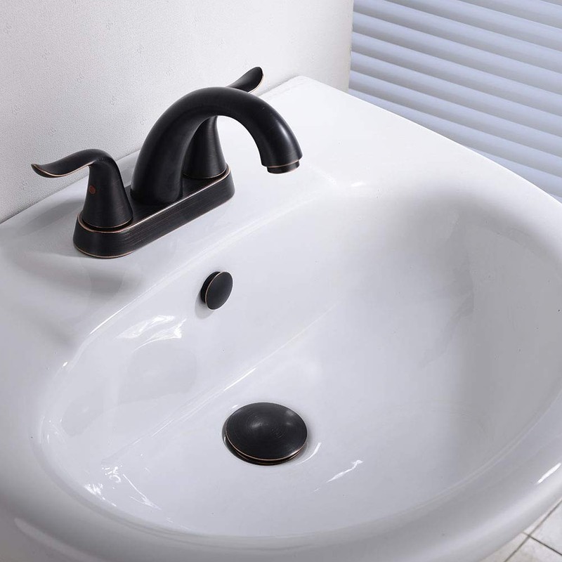 Orhemus Solid Brass Sink Overflow Cap Round Hole Cover for