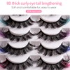 FAIRYGATE Eyelashes False 8D Curl Wispy Long Fluffy Natural Look