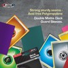 BCW Deck Guard - Double Matte Purple Card Sleeves |