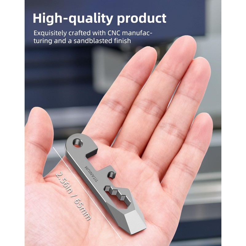 Prybar-Heavy Duty Keychain Prybar EDC Pry Bar for Every Day