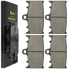 Caltric Front Brake Pads for Kawasaki ZX12 ZZR12 ZZR1200 ZX1200 Ninja 2002 03 04 2005