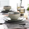 AmorArc Ceramic Dinnerware Sets for 6, 18 Pieces Handpainted Plates