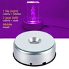 4" LED Rotating Display Base for Crystals Glass Art, Colorful