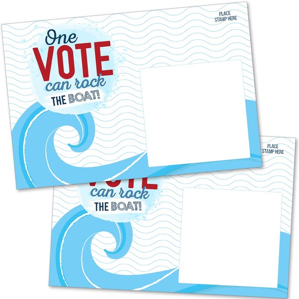 T MARIE 100 Bulk Voter Postcards 4x6” - One Vote