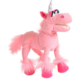 Living Puppets W839 Hand Toy Unicorn Squirrel Made of Fabric 41 cm