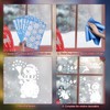 6 Sheet Christmas Window Clings, Christmas Window Stickers Christmas Tree