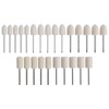 25Pcs Felt Polishing Wheel, Wool Buffing Grinding Bits Grinder Head
