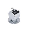 4-Figure Hand Tally Counter, Laps Counter Silver Counter Clicker Counter