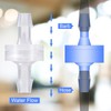 10pcs 1/4" (6mm) Plastic Check Valve Hose Barb Non Return