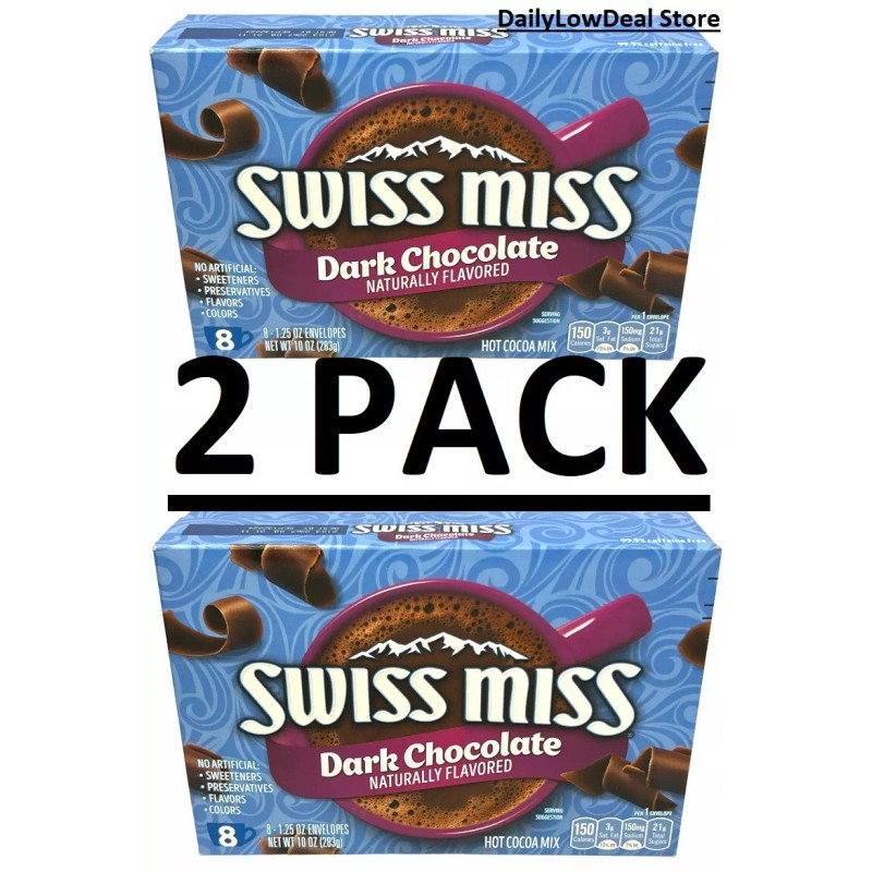 Swiss Miss 2 PACK - Swiss Miss Dark Chocolate Flavor
