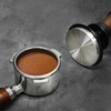 NOTSEK Coffee Tamper 51mm, Spring Loaded Tamper Tool with Ripple