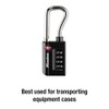 Master Lock Padlock, Set Your Own Combination TSA Accepted Luggage