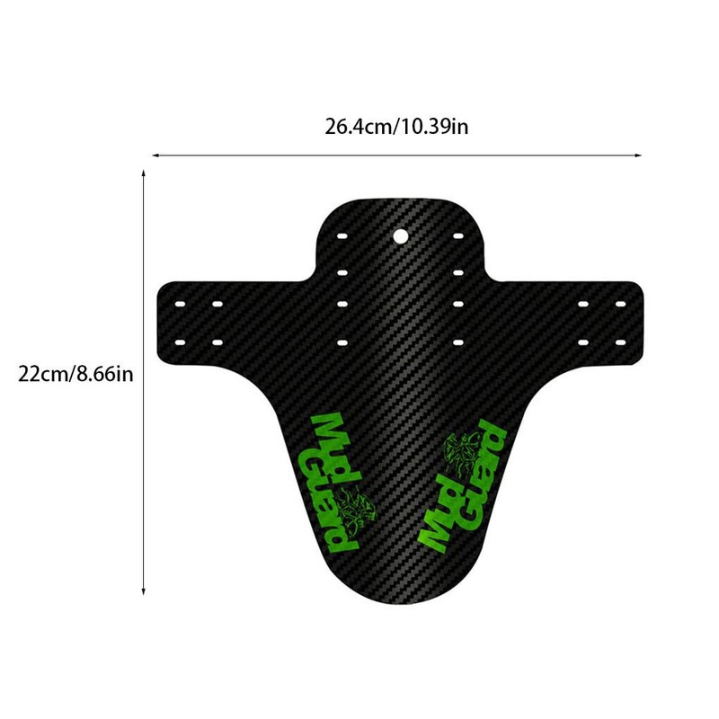 Mud Guard Wear-resistant Mudguard Mountain Accessories Professional Gears , Green