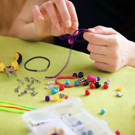 Cord End Cap for Jewelry Making with Lobster Clasps 4mm Stainless Steel Crimp End Tips for Necklace Bracelet Craft Making, Silver (20 Sets)