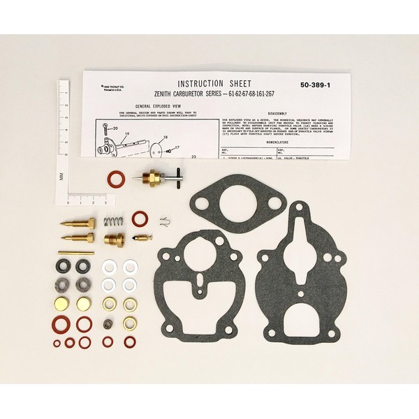 Gravely Model L - Carburetor Kit 13796, 13797, 13798 for