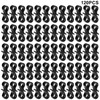 120 Pcs Black Gutter Hooks, Reusable Plastic S Gutter Clips