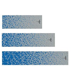 White Water Archery Blue Spray Paint Spatter Reflective Arrow Wraps 15 Pc Pack Choose Length Width (4, 1)