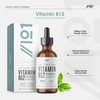 Vitamin B12 Liquid Drops 3000mcg - 60ml (2 Months Supply)