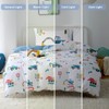 FEKOHIPY Kids Duvet Cover Set Digger Excavator Children's Bedding 135x200