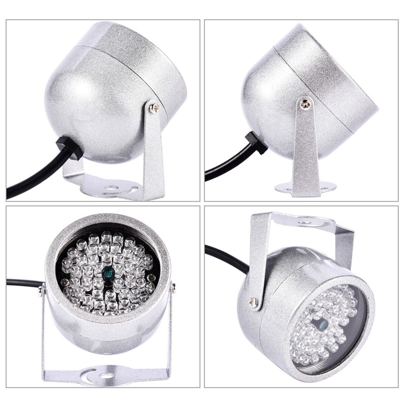 48 LED IR Illuminator Lights Waterproof Infrared Night Vision Light