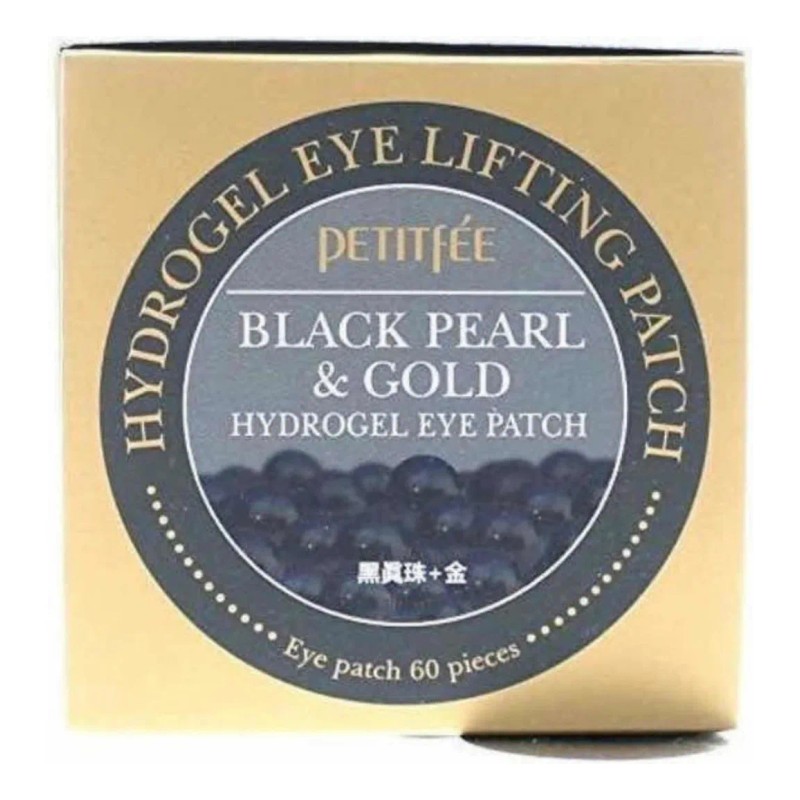 Petitfee Hydrogel Eye Patch Parches Contorno Ojos Black Pearl Antiarrugas