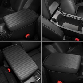 AOMSAZTO Armrest Covers for 2019-2024 Nissan Altima Carbon Fiber