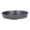 Small Tea Tray Complex Pattern Round Alloy Decorative Tea Serving