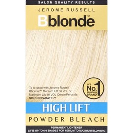Jerome Russell B-Blonde High Lift Powder Bleach Sachets For Use With Cream Peroxide 4