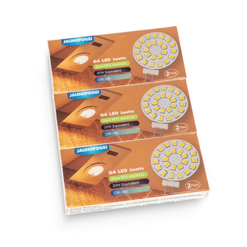 G4 LED Bulb Daylight White 6000K 2W - 20 Watt