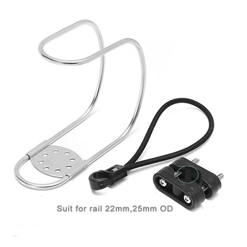 4.5in Stainless Steel Lifebuoy Ring Bracket Horseshoe Holder for Marine