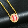 Generic Baseball Necklace Baseball Gifts for Women Mom Team Softball