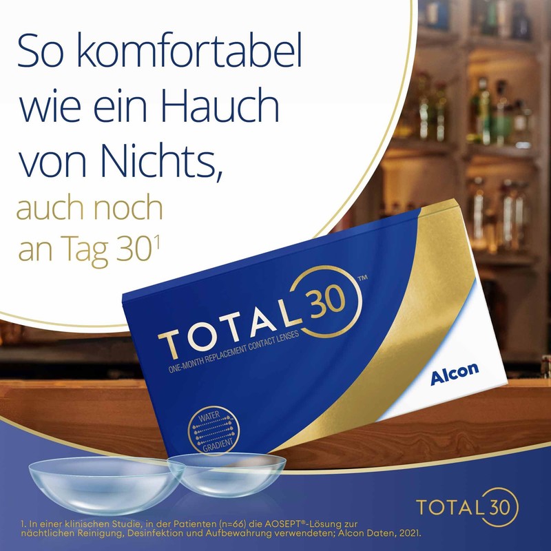 TOTAL30 Monthly Lenses Soft | Pack of 3 | BC