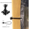 Heavy Duty Outdoor Clear Panel Curtain 18 oz Waterproof PVC