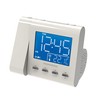 Magnasonic Projection Alarm Clock with AM/FM Radio, Battery Backup, Auto