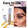 Eyebrow Dye Kit - Brow Gel Colour with Stencils, Brow