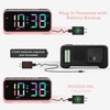 Digital Alarm Clock for Kids, 10 RGB Phantom Dynamic Colors