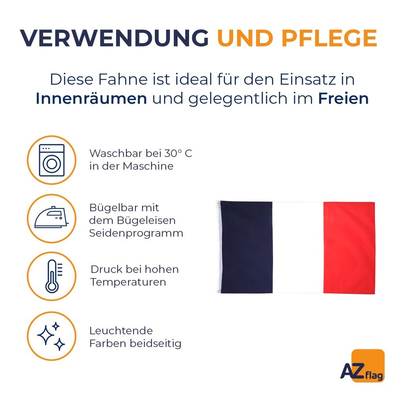 AZ FLAG - Flagge Frankreich - 150x90 cm - Französische