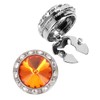 Vittorio Vico Button Cover (Orange/Silver)