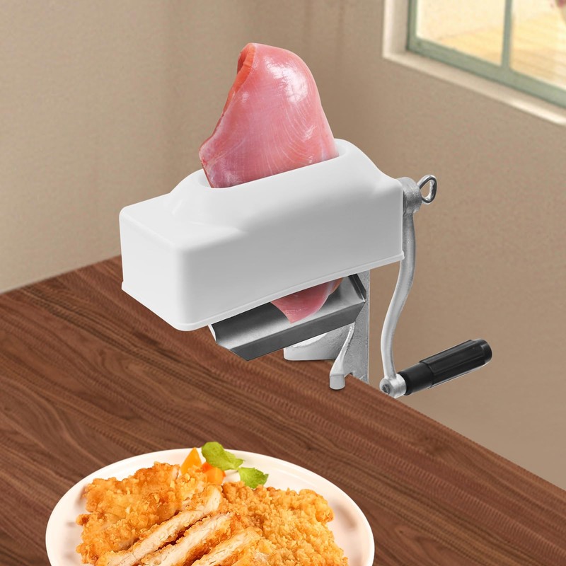 Meat Tenderizer Machine - Stainless Steel Gear, Steak Flatten Cuber,