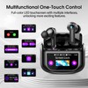 Wireless Earbuds, Bluetooth 5.4 Ear Buds with Multifunctional Touch Screen,