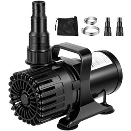 VIVOHOME 100W 1800GPH Submersible Water Pump with 180° Adjustable Water Outlet, 13.8ft High Lift for Waterfall Fountains Fish Tank Pond