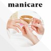 Manicare Sapphire Nail File, Long Double Sided With Coarse and