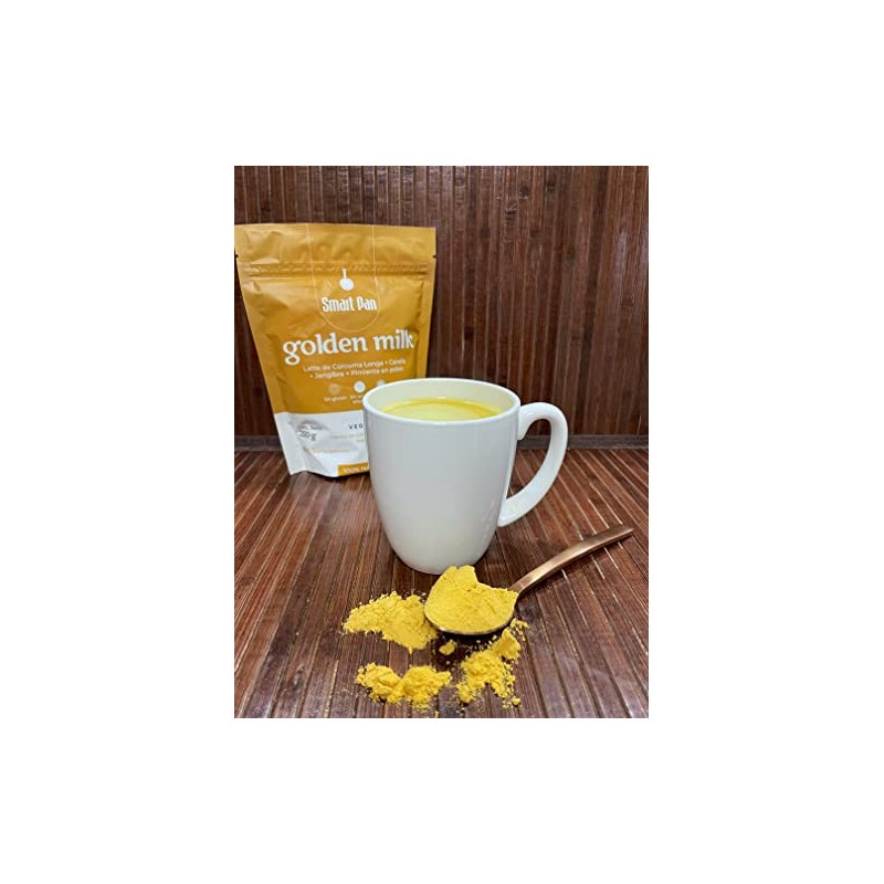 Golden Milk/Leche Dorada - Sin azúcar, Sin gluten, Vegano, 100%