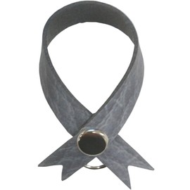Yoshio Antique Reflector Series Leather Style Ribbon, Blue, Free